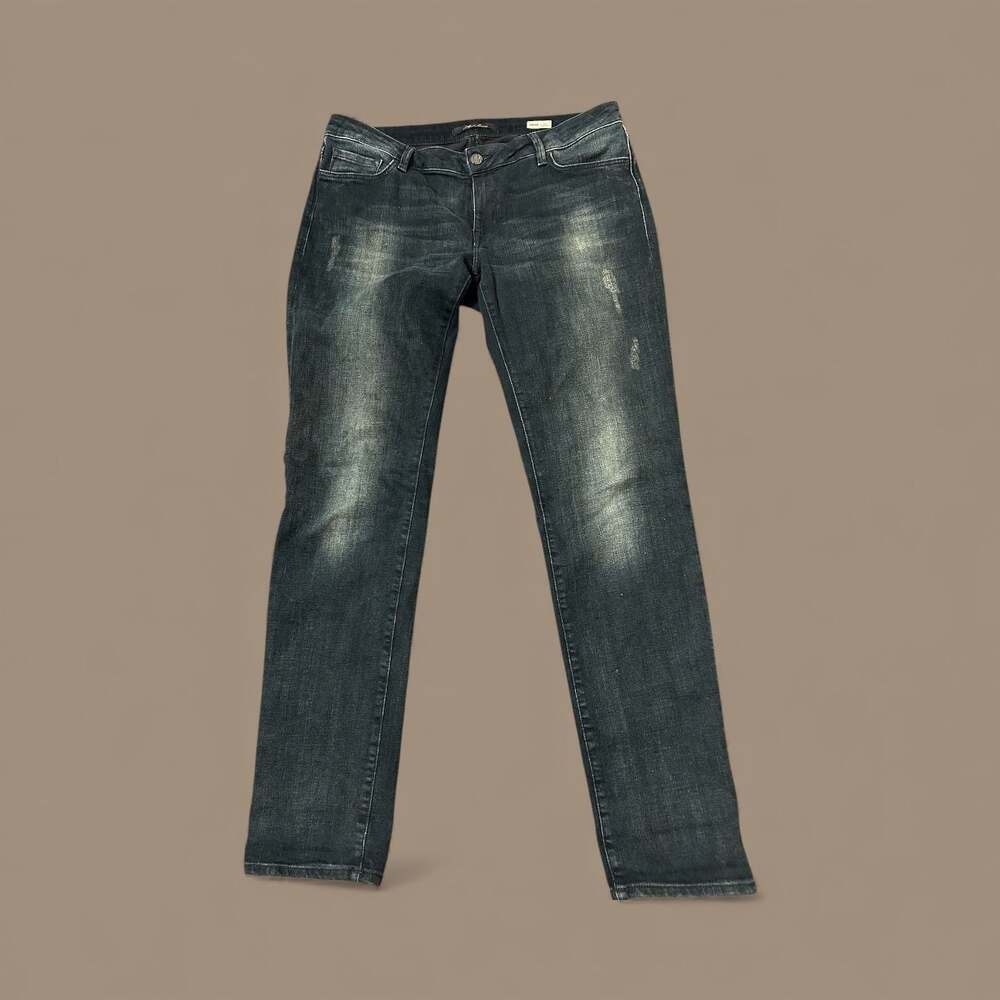 MAVI Jeans Womens 32 x 34 Emma Slim Boyfriend Blue Soft Distressed